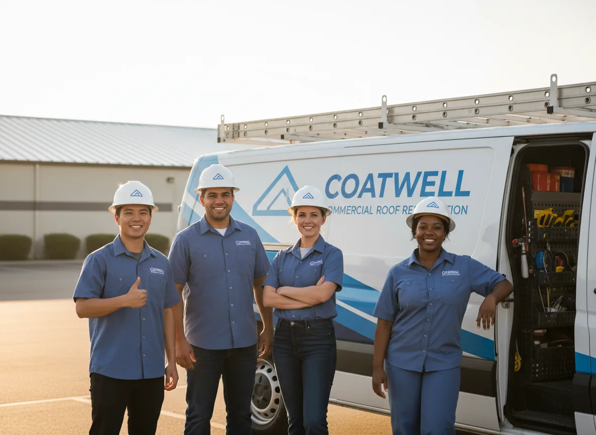 Commercial roof coating company in Gilman, WI